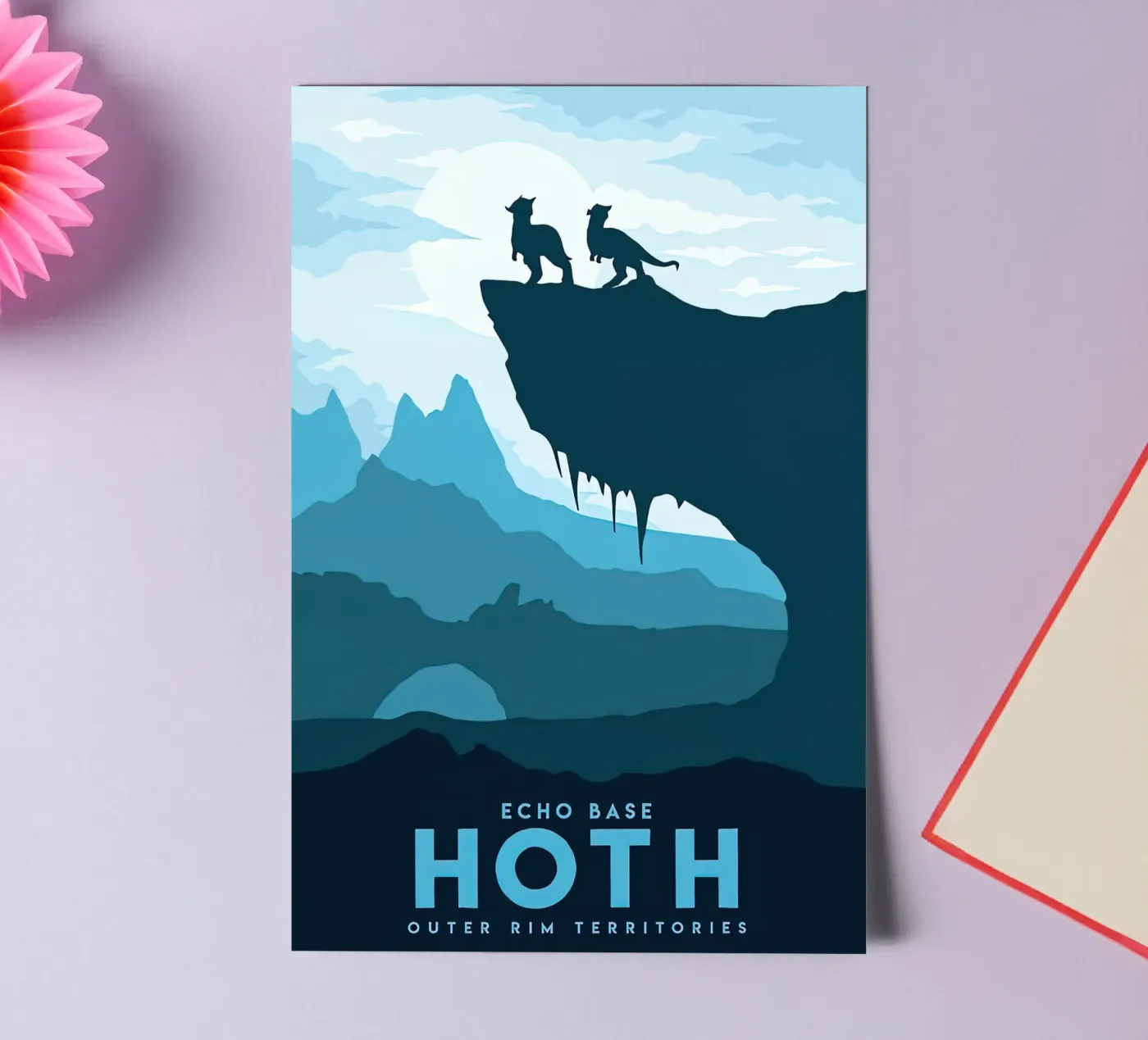 visit echo base Hoth sticker sheet by carrie Shop