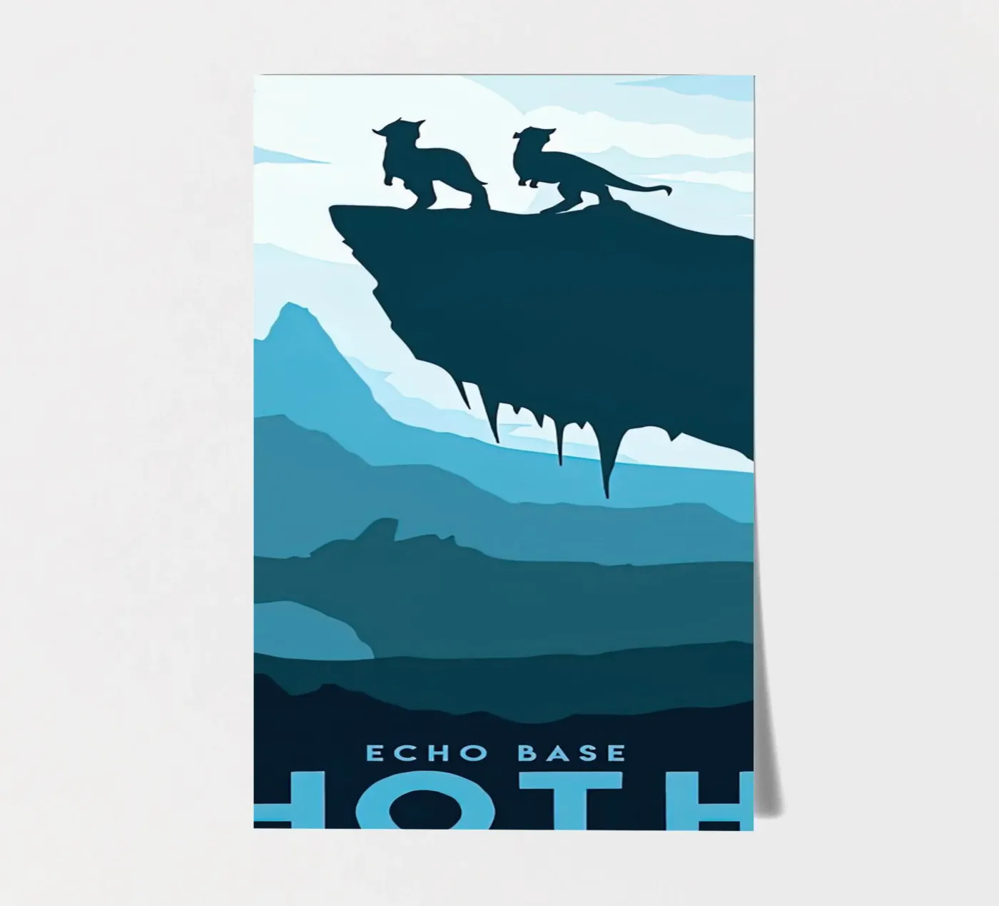 visit echo base Hoth sticker sheet by carrie Shop