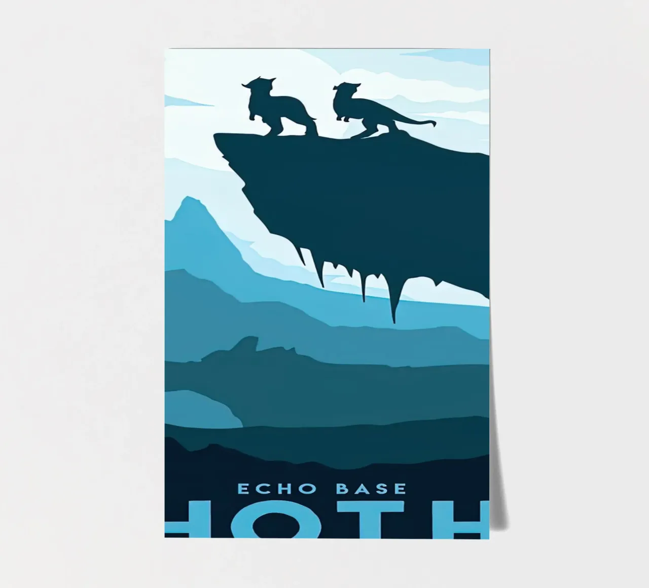 visit echo base Hoth sticker sheet by carrie Shop