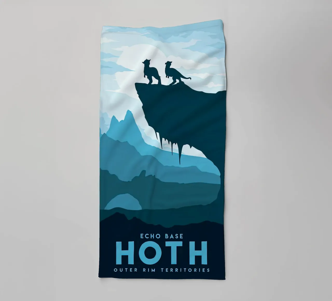 visit echo base Hoth towel by carrie Shop