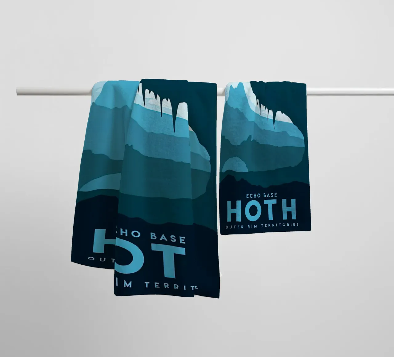 visit echo base Hoth towel by carrie Shop
