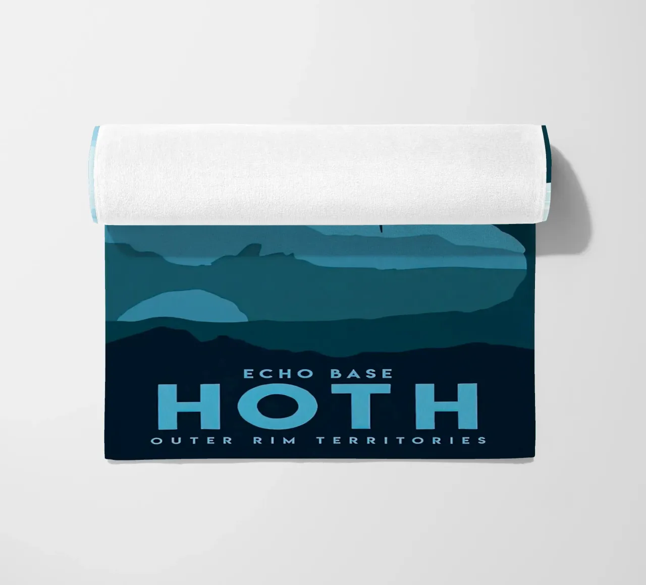 bezoek echobasis Hoth strandhanddoek van carrie Shop
