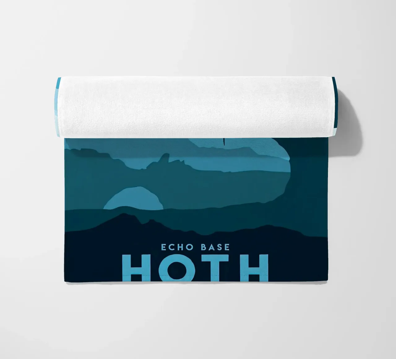visit echo base Hoth beach towel by carrie Shop