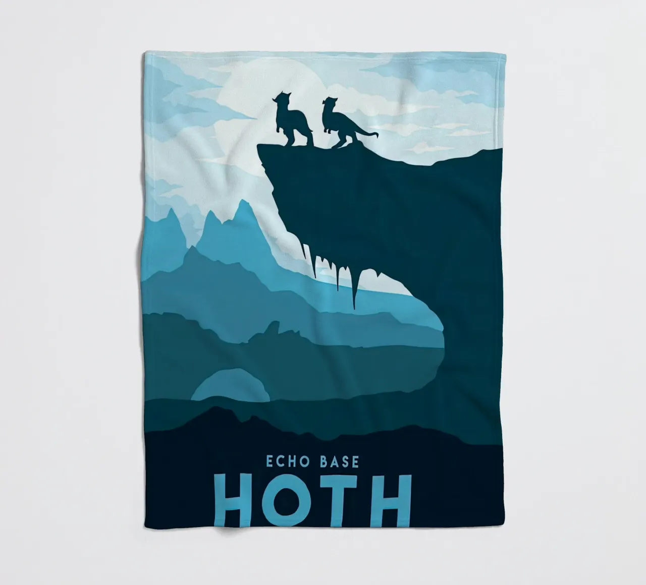 visit echo base Hoth Fleecedecke von carrie Shop