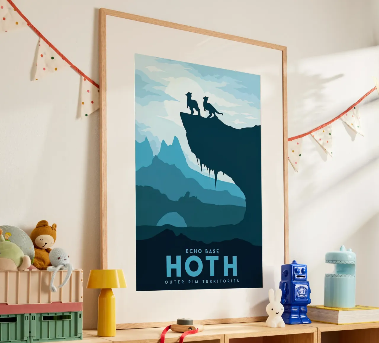 bezoek echobasis Hoth poster van carrie Shop