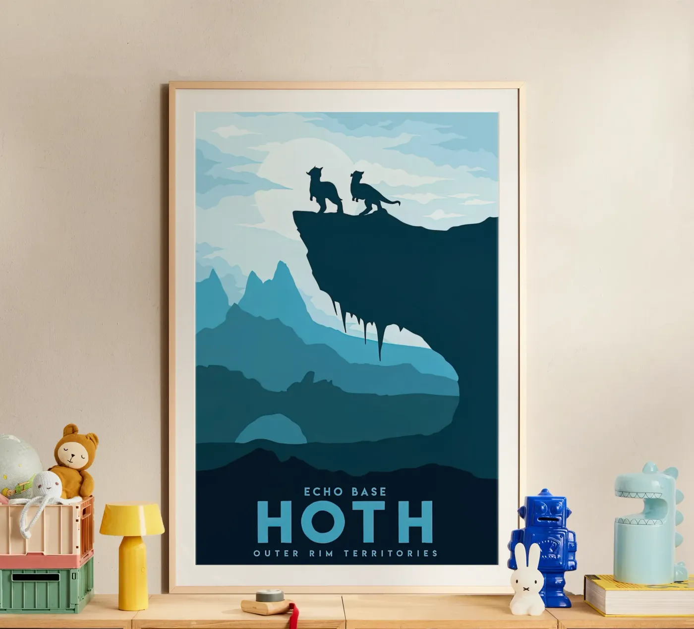 visit echo base Hoth poster de carrie Shop