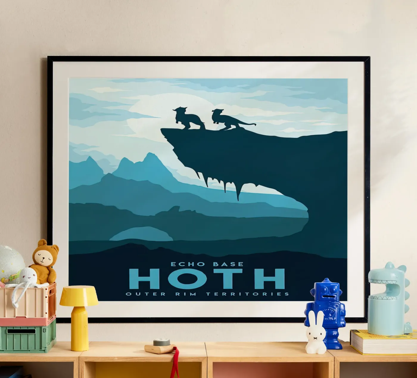 visit echo base Hoth poster de carrie Shop
