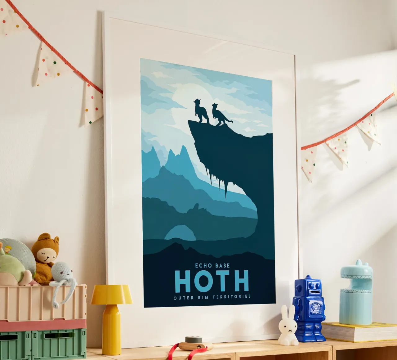 bezoek echobasis Hoth poster van carrie Shop