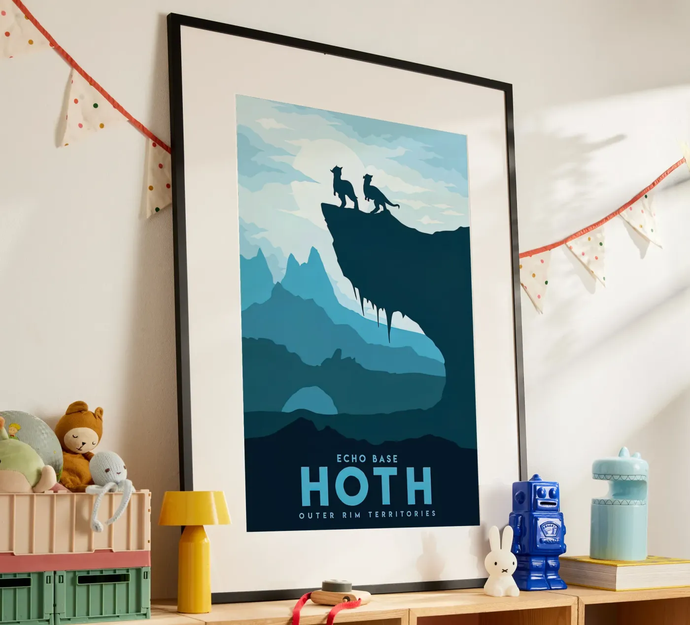 visit echo base Hoth poster de carrie Shop