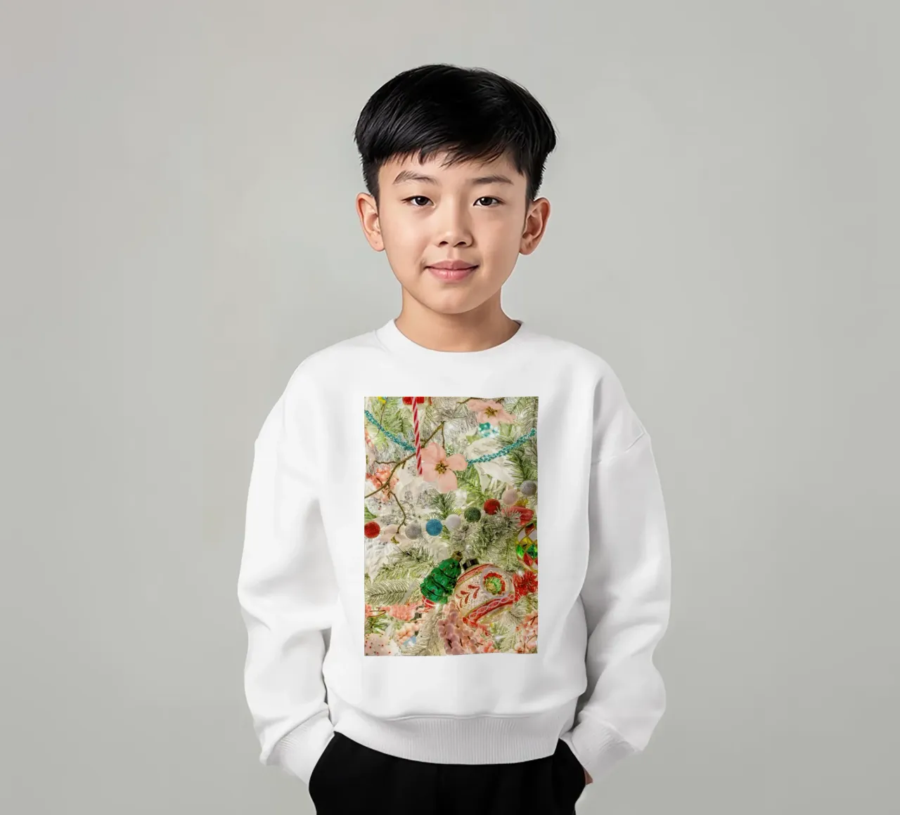 Christmas 1 felpa bambino da Curious Collections by Marielle Leenders
