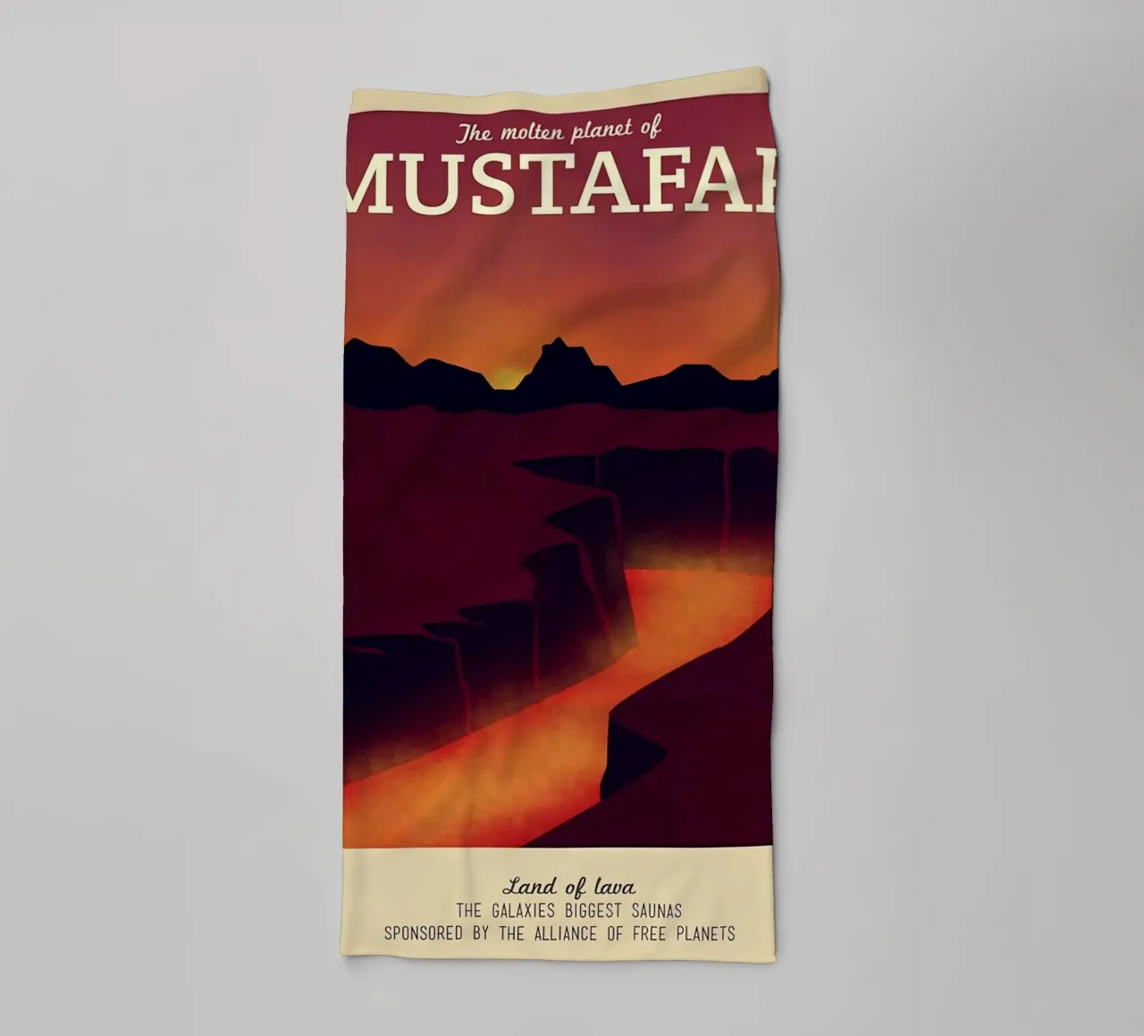 visit mustafar towel by carrie Shop