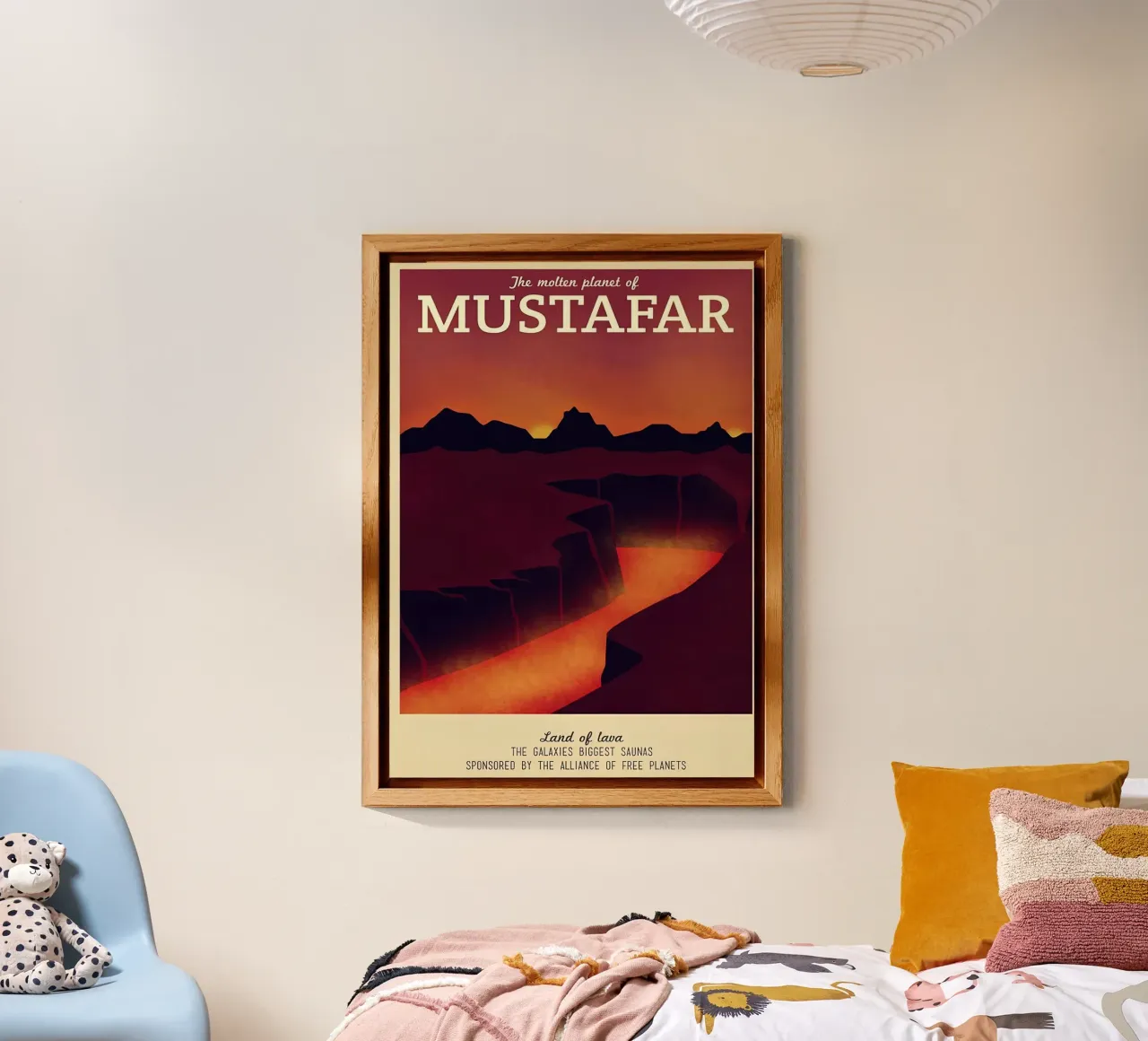 Mustafar besuchen Alu-Dibond von carrie Shop