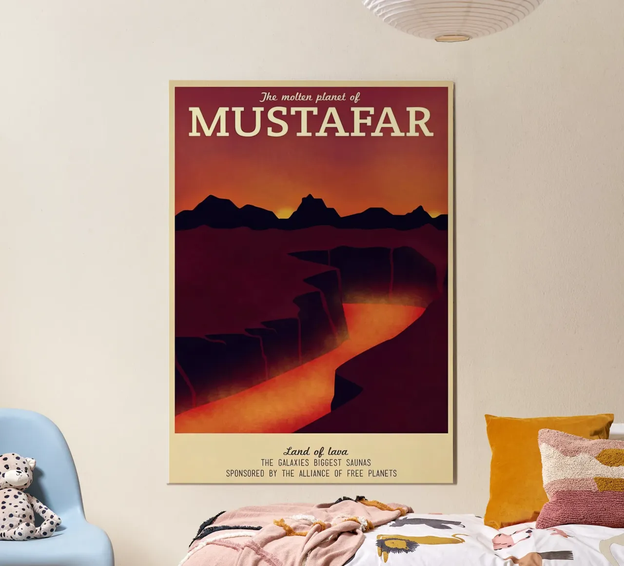 Mustafar besuchen Alu-Dibond von carrie Shop