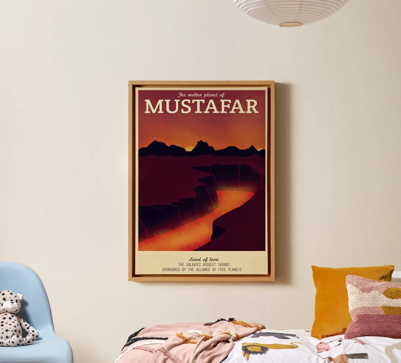 bezoek mustafar canvas met Baklijst van carrie Shop
