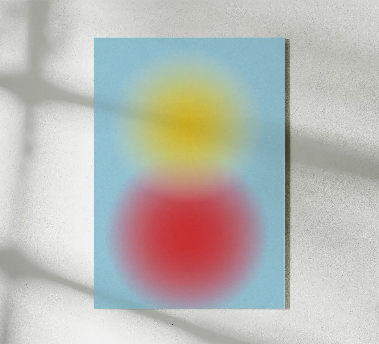 Gradien Dots Blue plexiglass da studio salü