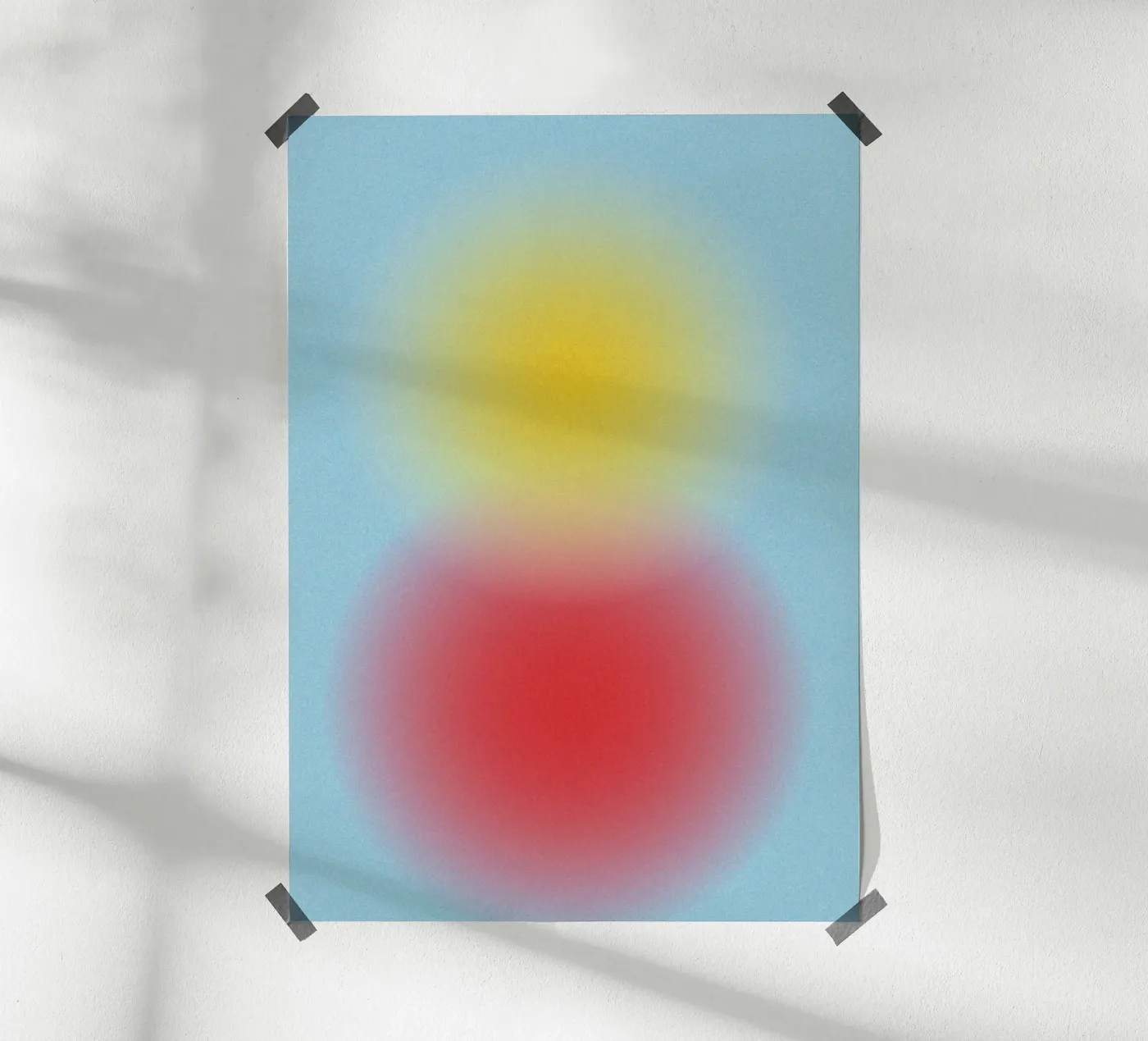 Gradien Dots Blue poster da studio salü