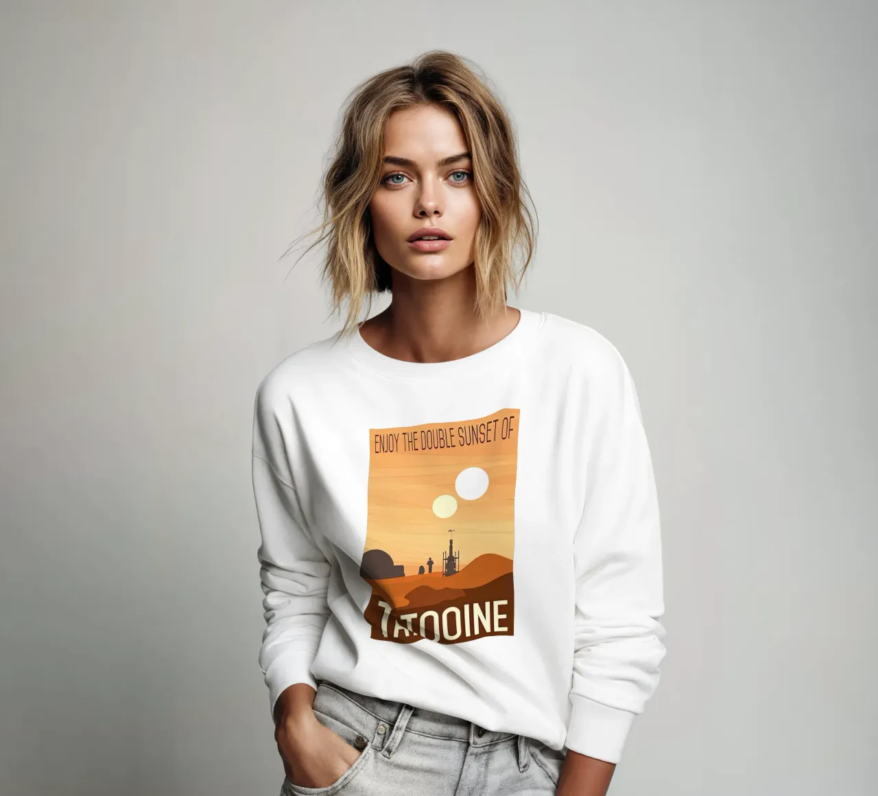 visita a tatooine felpa da carrie Shop