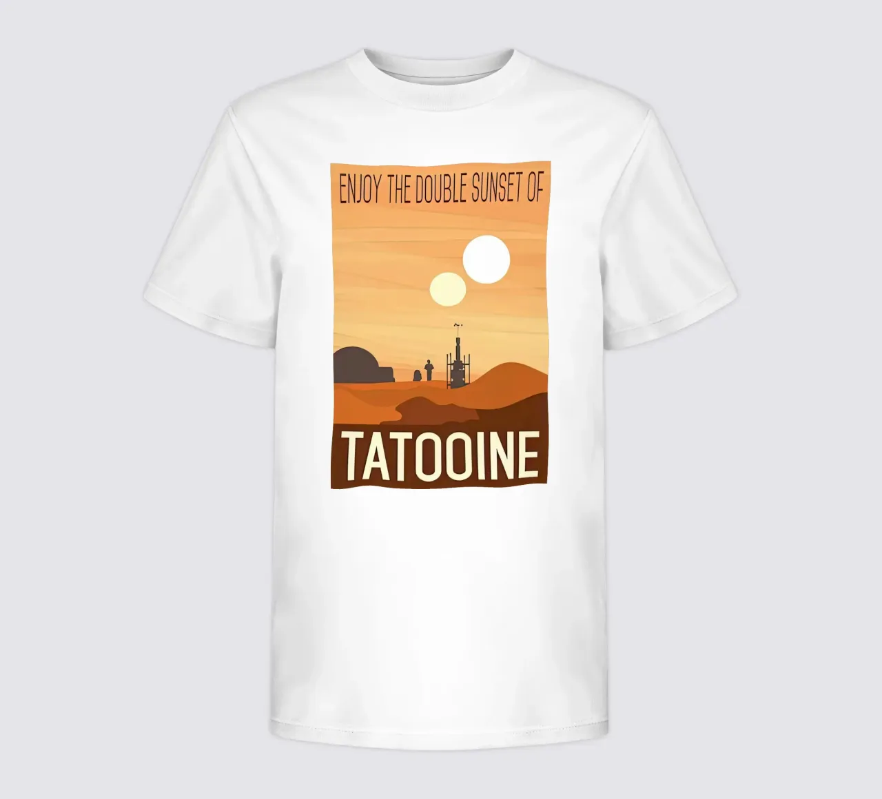visit tatooine kids t-shirt by carrie Shop