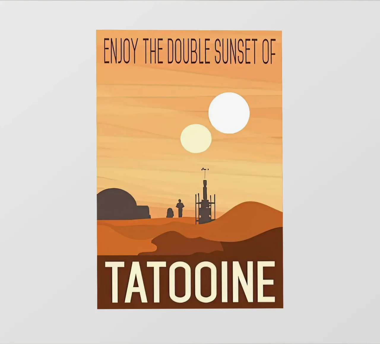 visita a tatooine pellicola backlit da carrie Shop