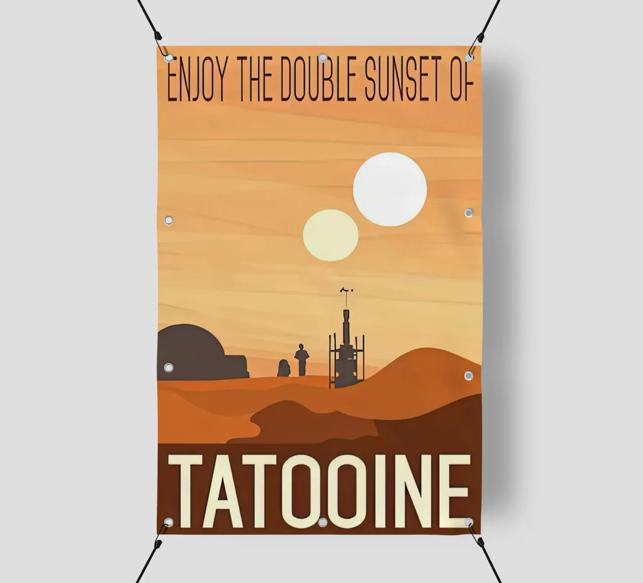 visita a tatooine telo in pvc da carrie Shop