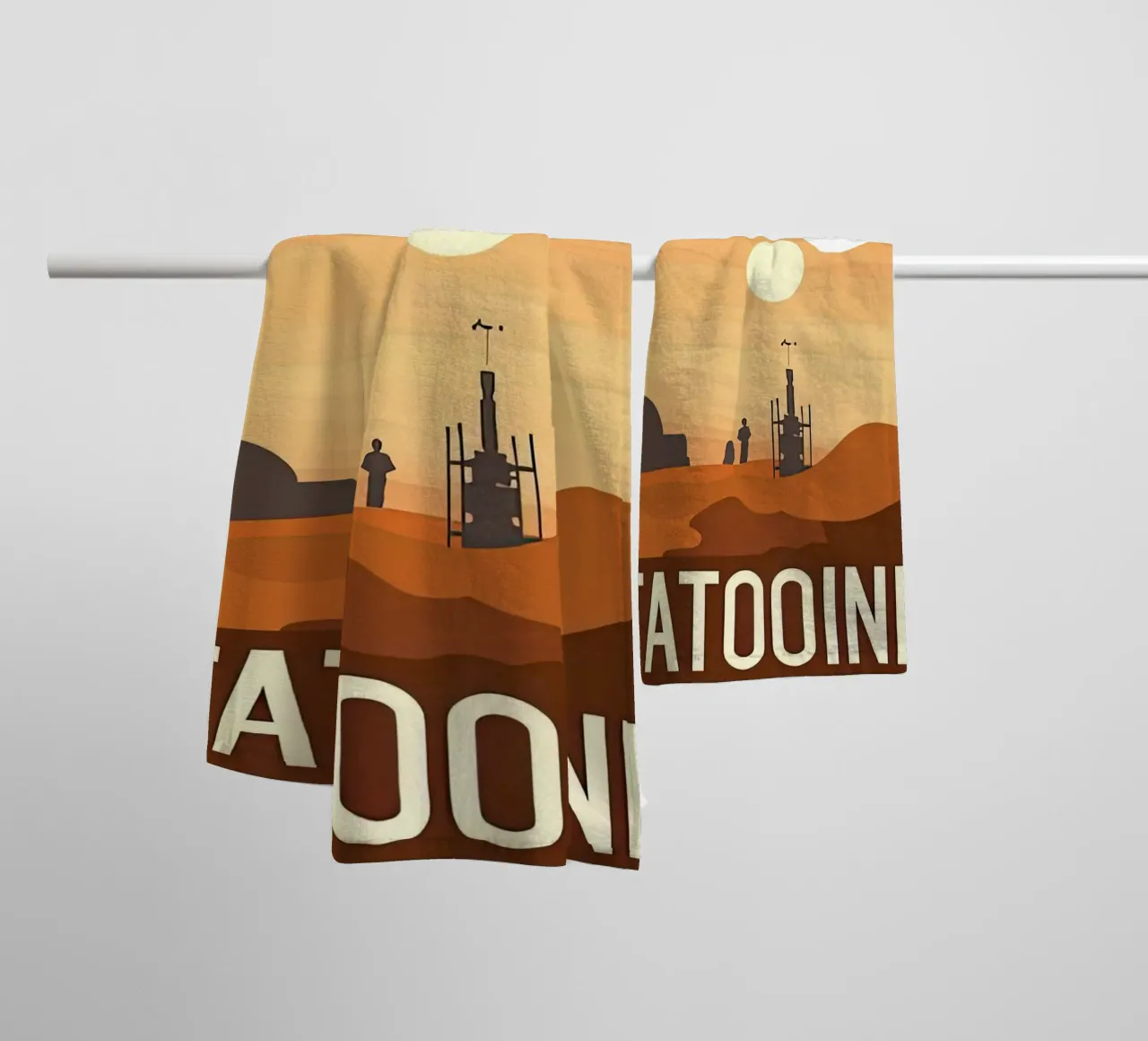 visit tatooine towel by carrie Shop
