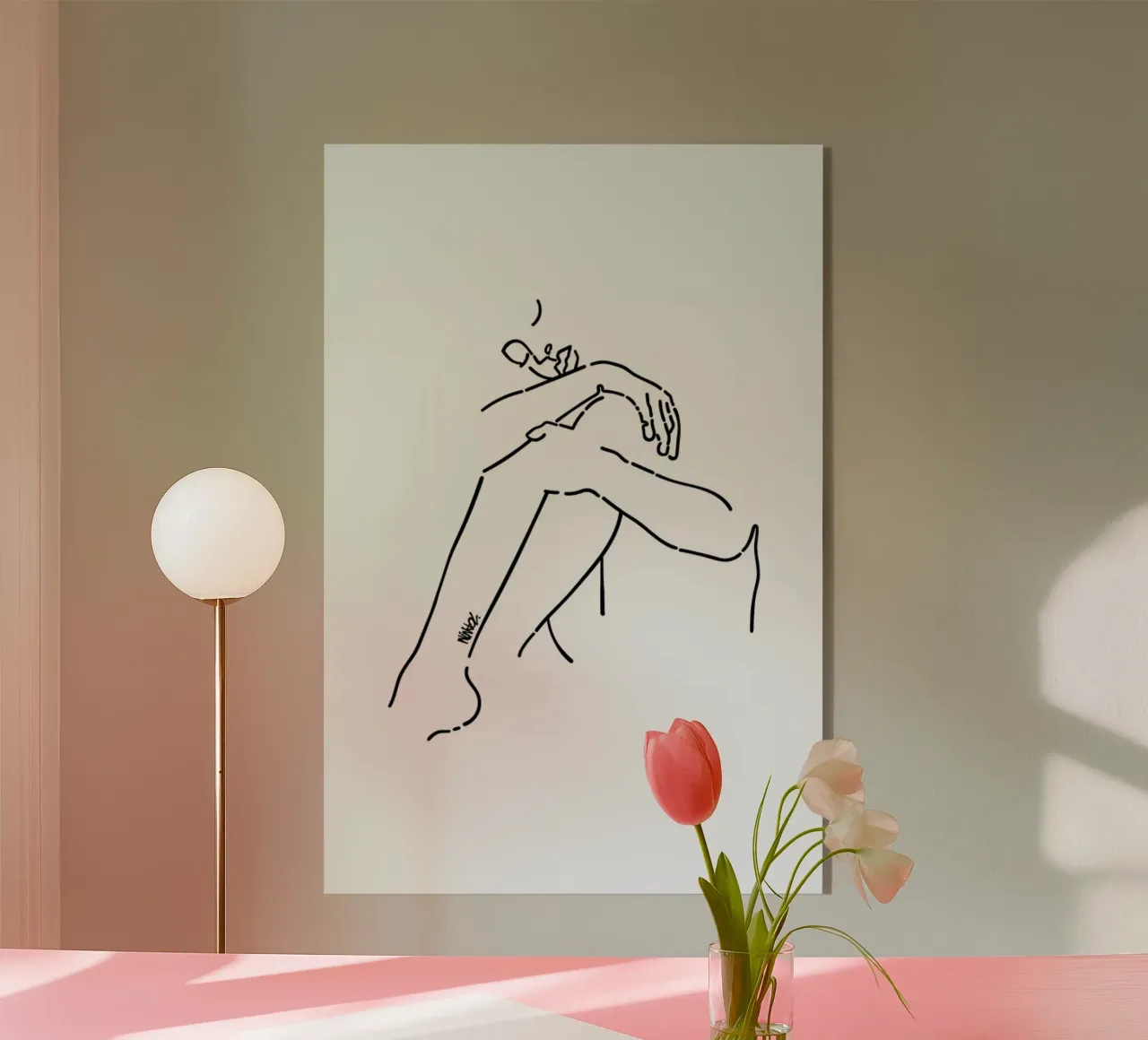 Silence plexiglas de Ninhol