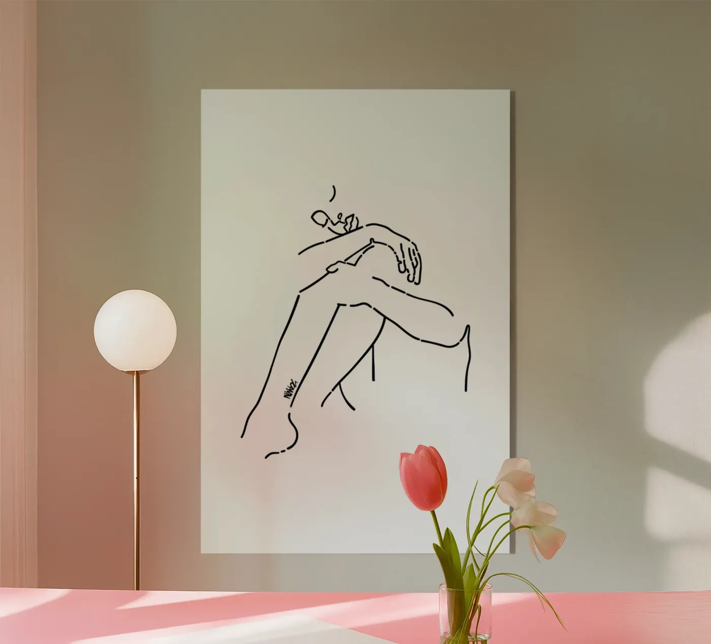 Silence plexiglas de Ninhol