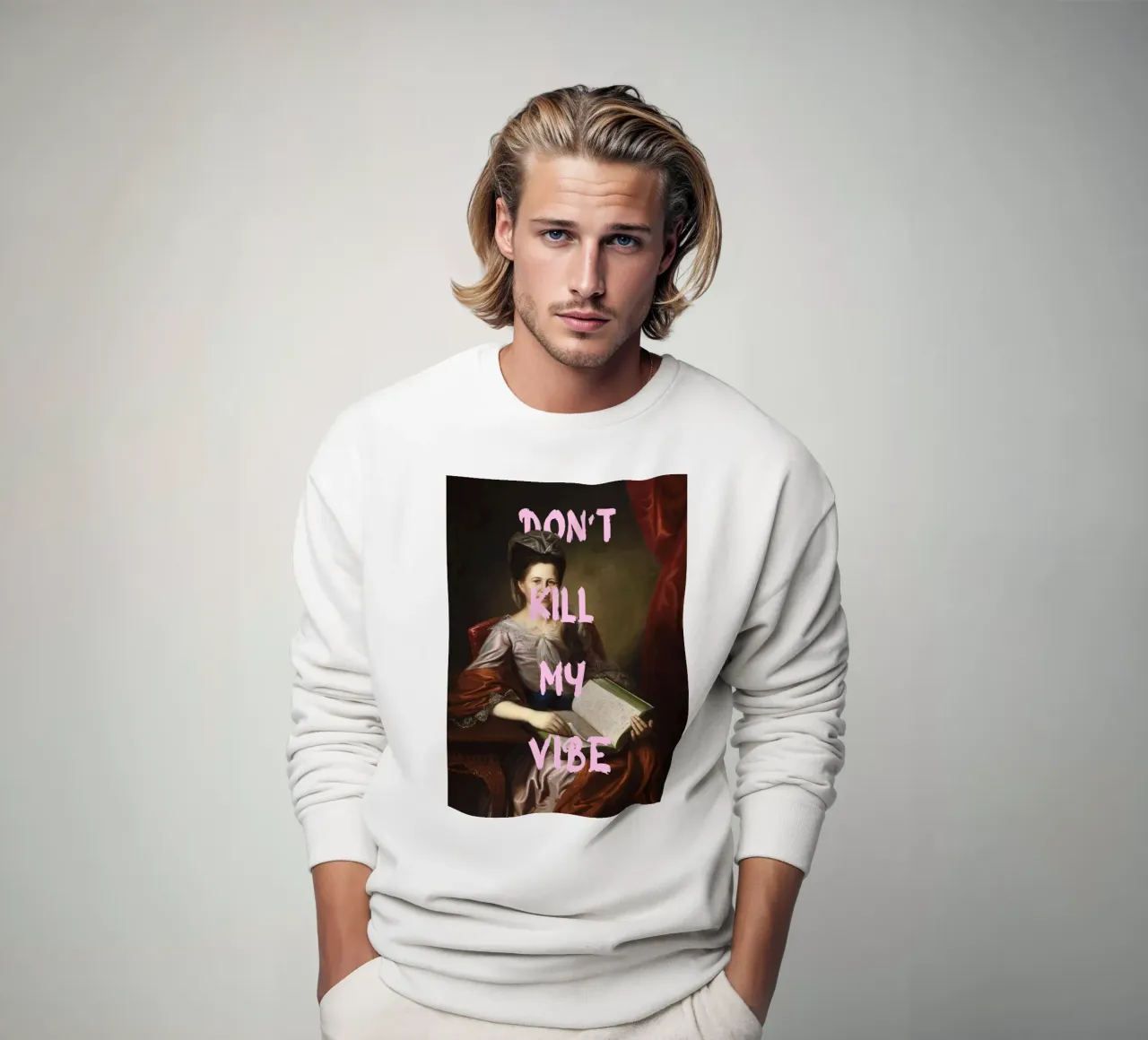 "Don't Kill My Vibe" - Pop Art, Remix classico, Empowerment, felpa da NorwesClub