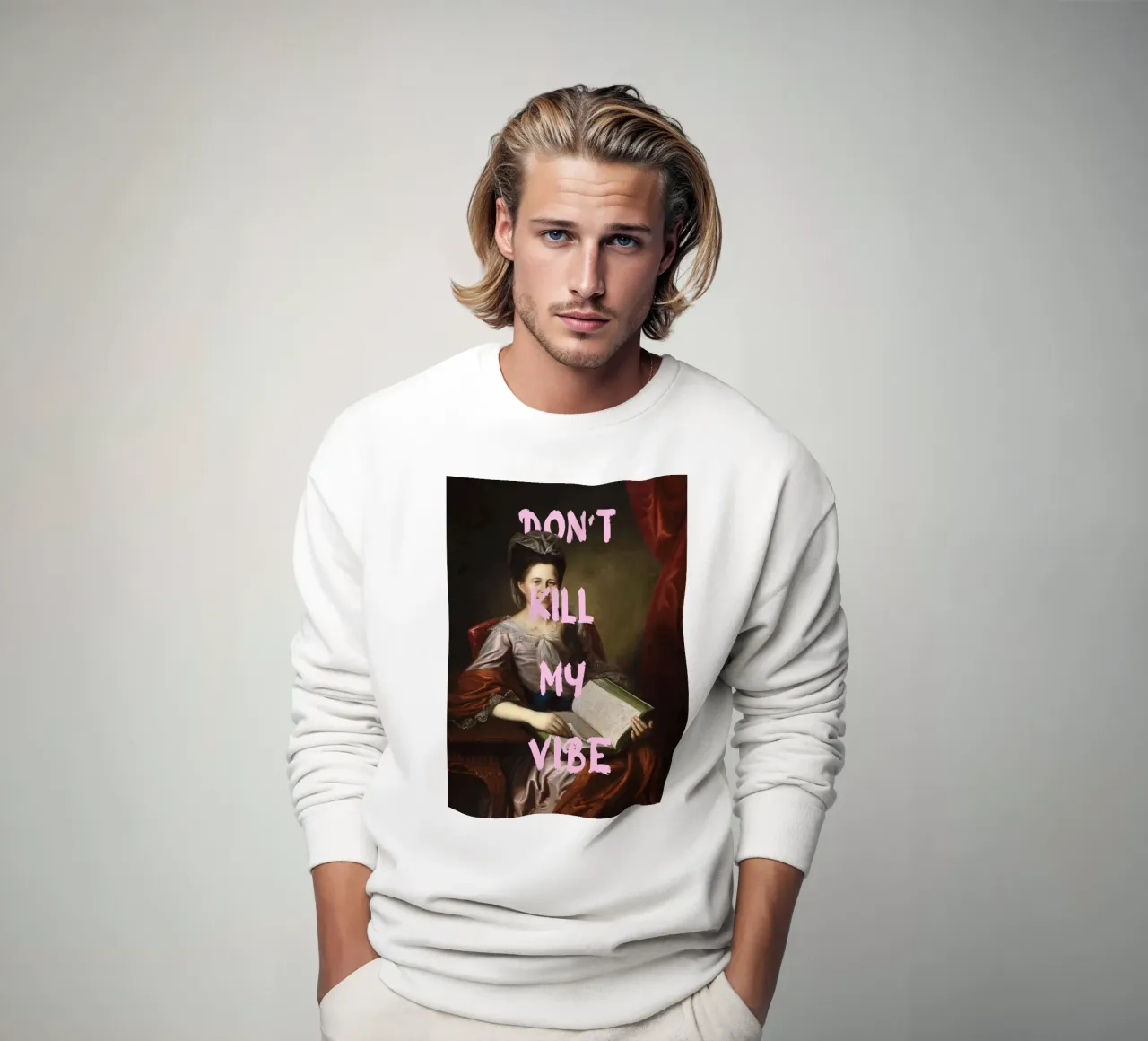 "Don't Kill My Vibe" - Pop Art, Remix classico, Empowerment, felpa da NorwesClub
