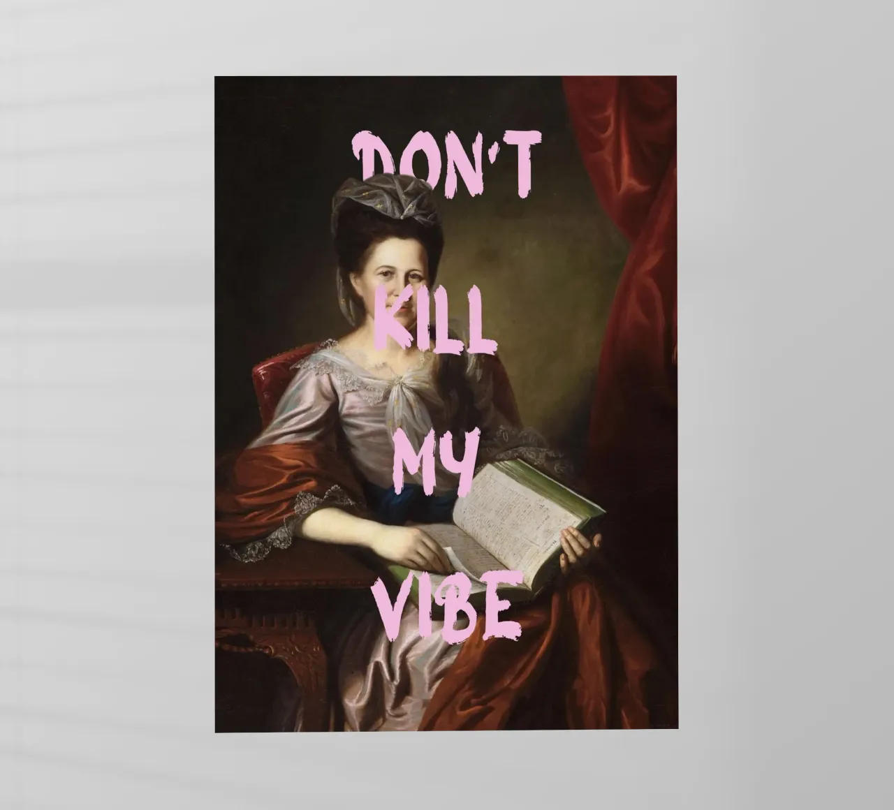 "Don't Kill My Vibe" - Pop Art, Remix classico, Empowerment, pellicola backlit da NorwesClub