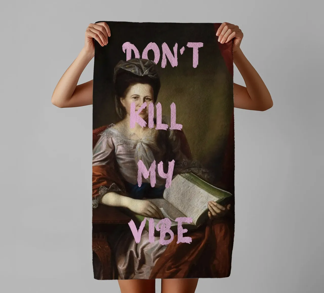 "Don't Kill My Vibe" - Pop Art, Remix classico, Empowerment, asciugamano da bagno da NorwesClub