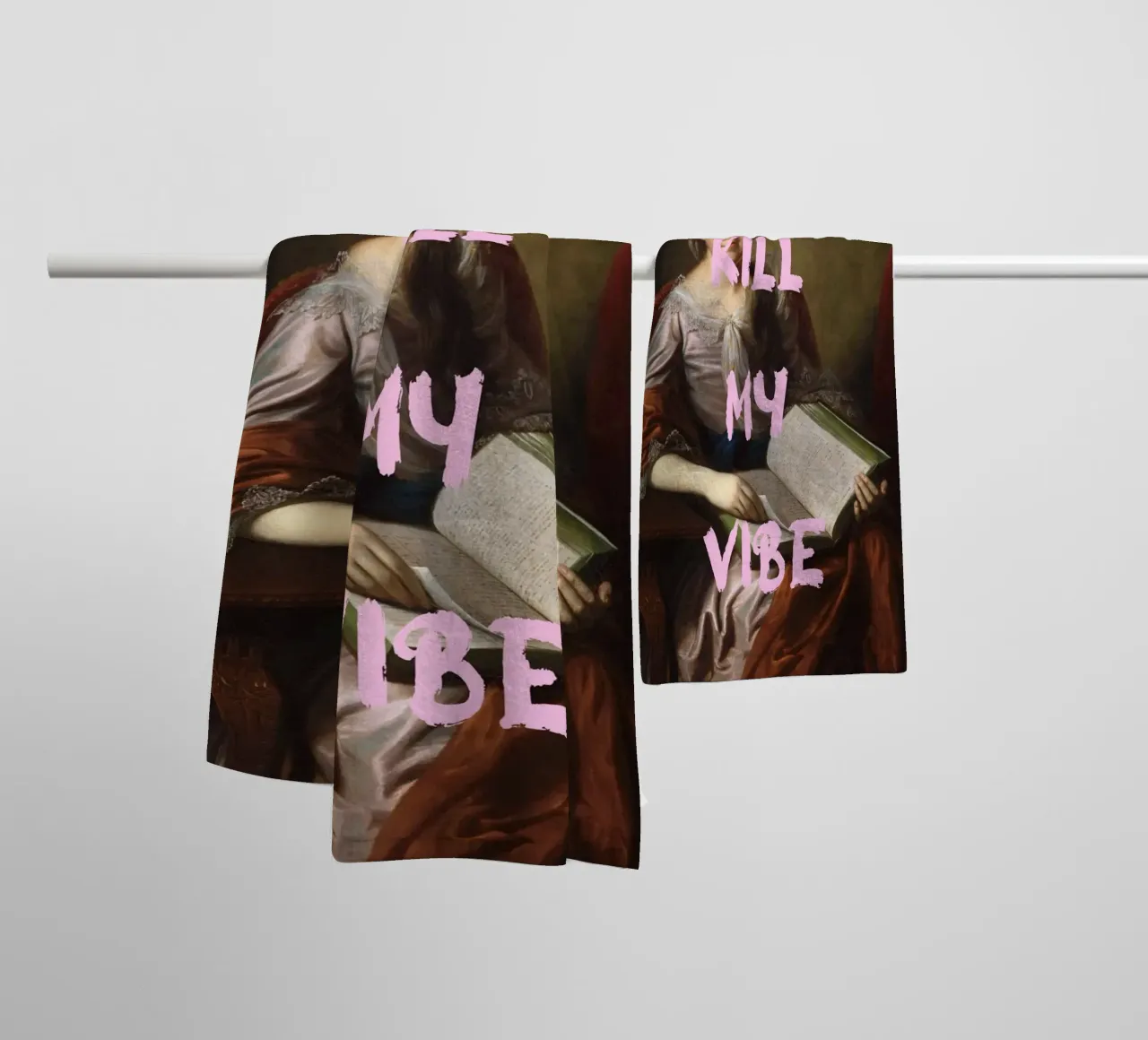 "Don't Kill My Vibe" - Pop Art, Remix classico, Empowerment, asciugamano da bagno da NorwesClub