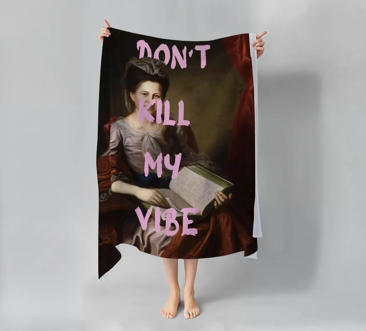 "Don't Kill My Vibe" - Pop Art, Remix classico, Empowerment, telo mare da NorwesClub