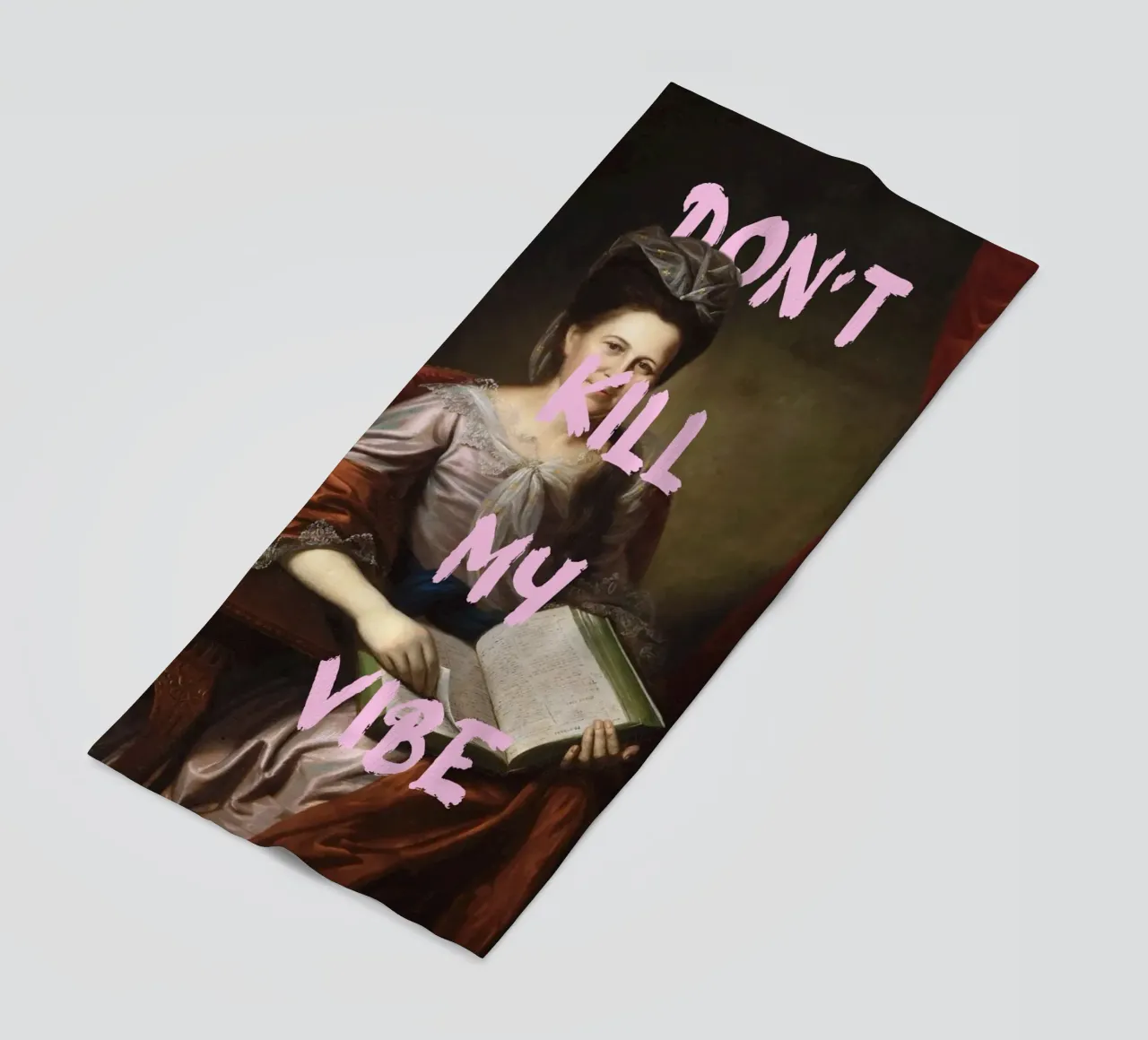 "Don't Kill My Vibe" - Pop Art, Remix classico, Empowerment, telo mare da NorwesClub