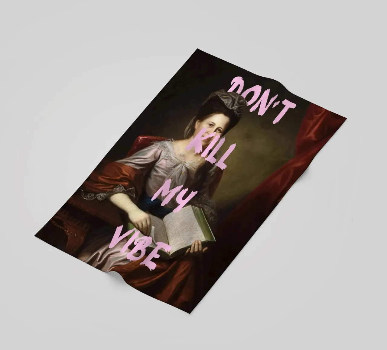 "Don't Kill My Vibe" - Pop Art, Remix classico, Empowerment, telo mare da NorwesClub