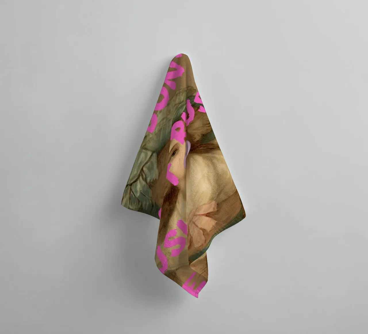 "Shh... sto leggendo" - Pop Art, Remix classico, Umoristico, Boo asciugamano da bagno da NorwesClub