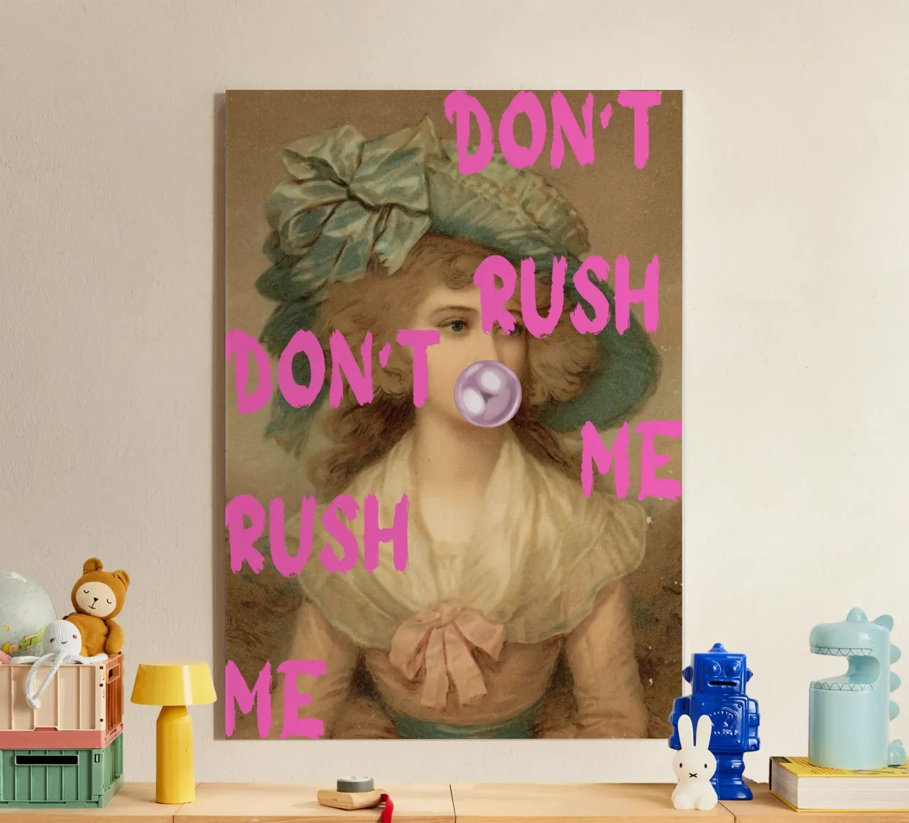 "Shh... sto leggendo" - Pop Art, Remix classico, Umoristico, Boo plexiglass da NorwesClub