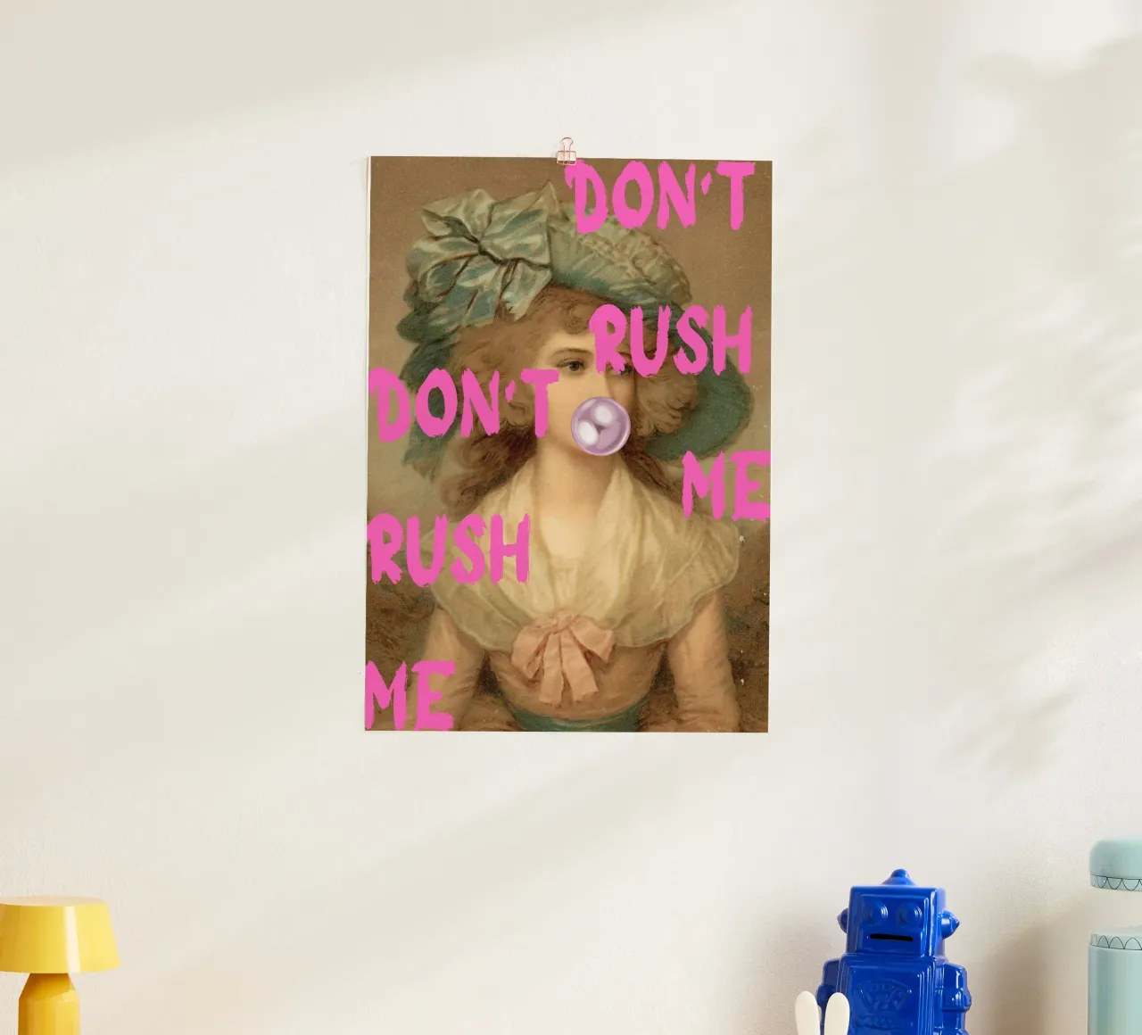 "Shh... sto leggendo" - Pop Art, Remix classico, Umoristico, Boo poster da NorwesClub