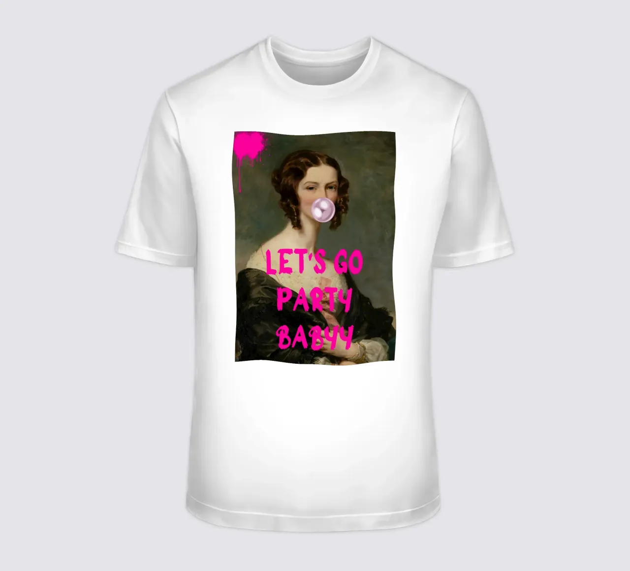 "Let's Go Party Babyy" - Pop Art, Classic Remix, Festive, Pi t-shirt da NorwesClub