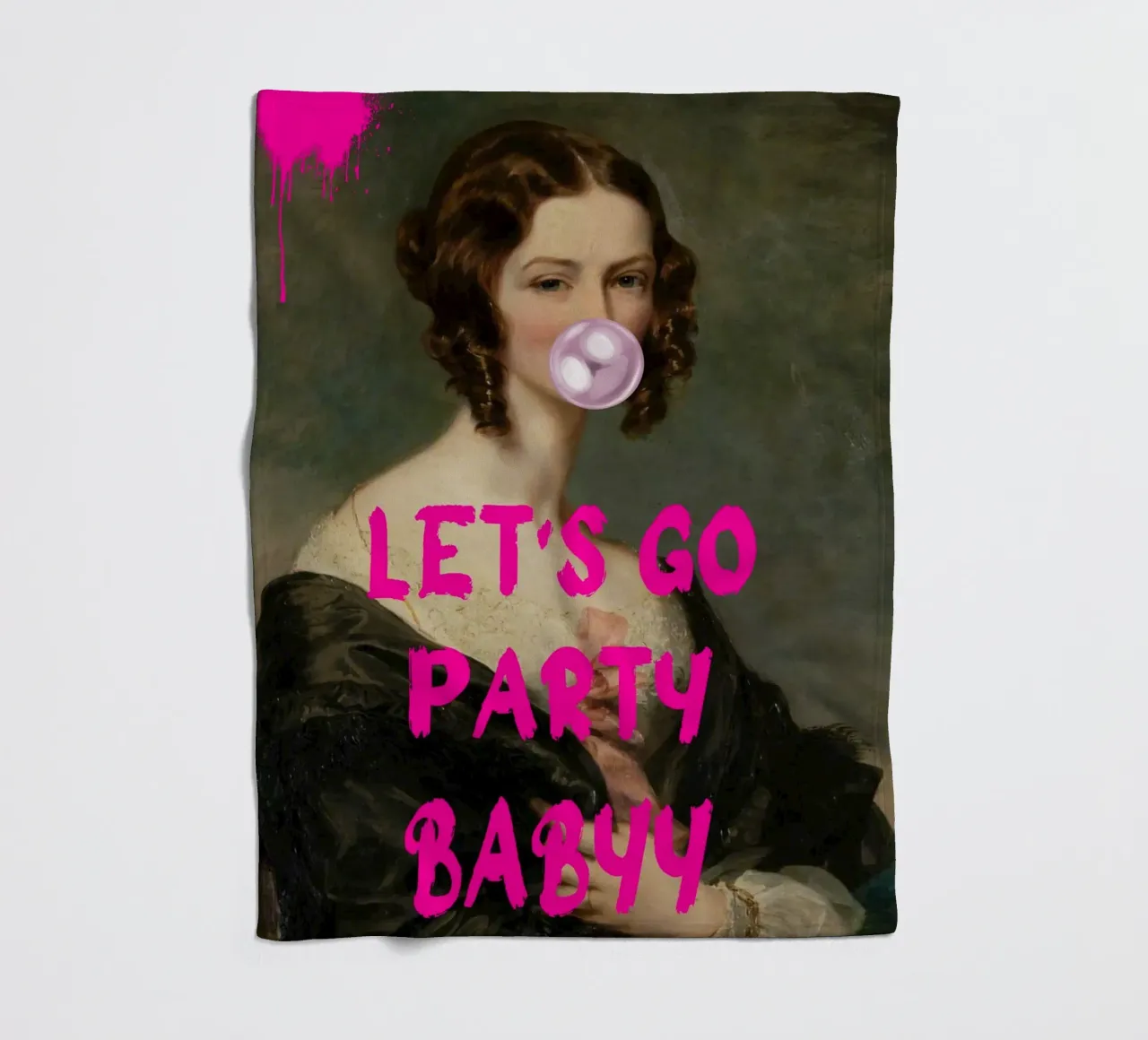 "Let's Go Party Babyy" - Pop Art, Classic Remix, Festive, Pi coperta in pile da NorwesClub