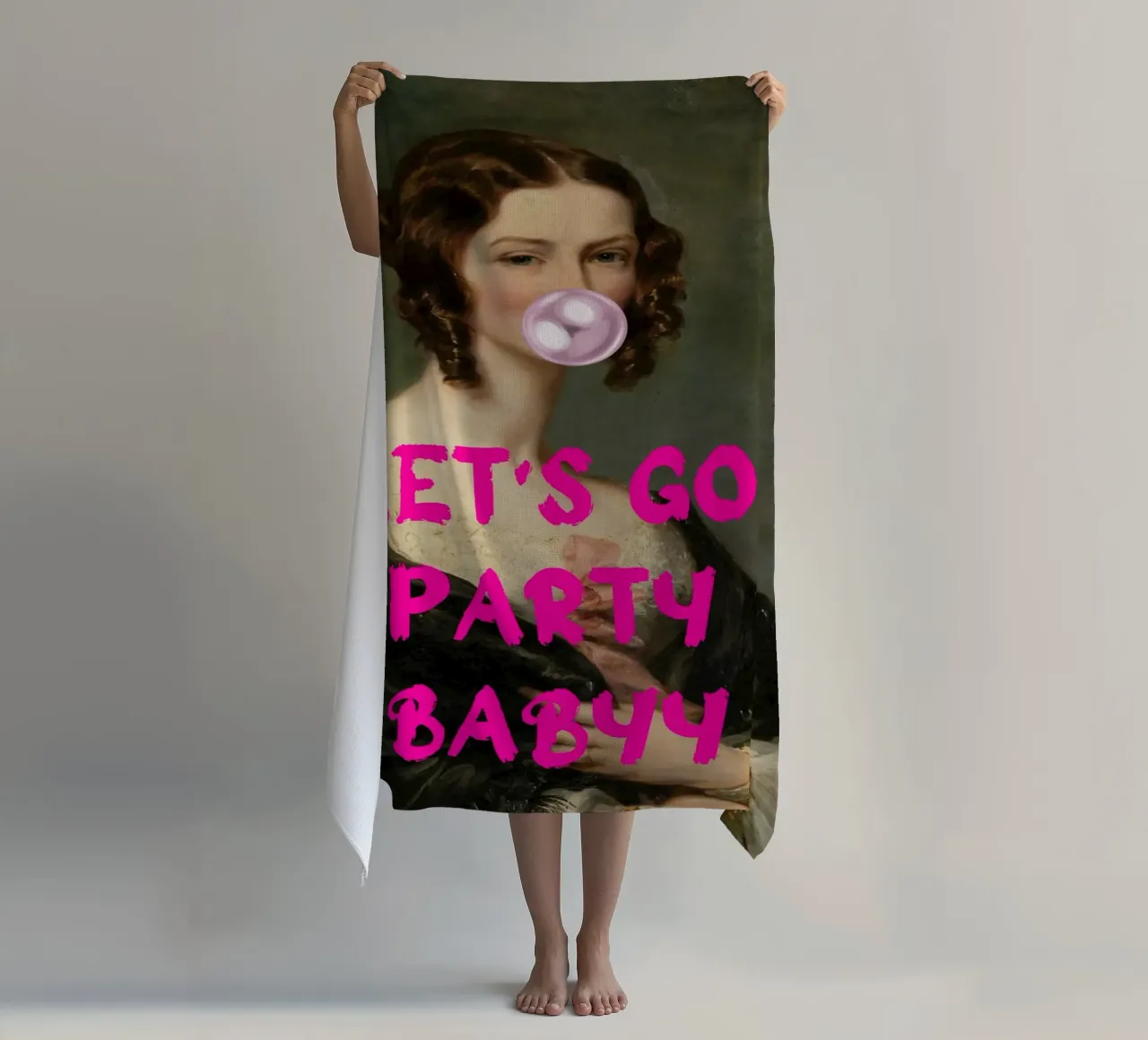 "Let's Go Party Babyy" - Pop Art, Classic Remix, Festive, Pi telo mare da NorwesClub