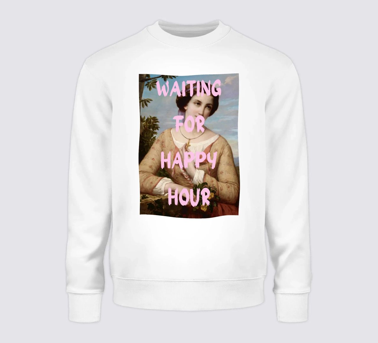 "Aspettando l'Happy Hour" - Pop Art, Remix classico, umorismo, felpa da NorwesClub