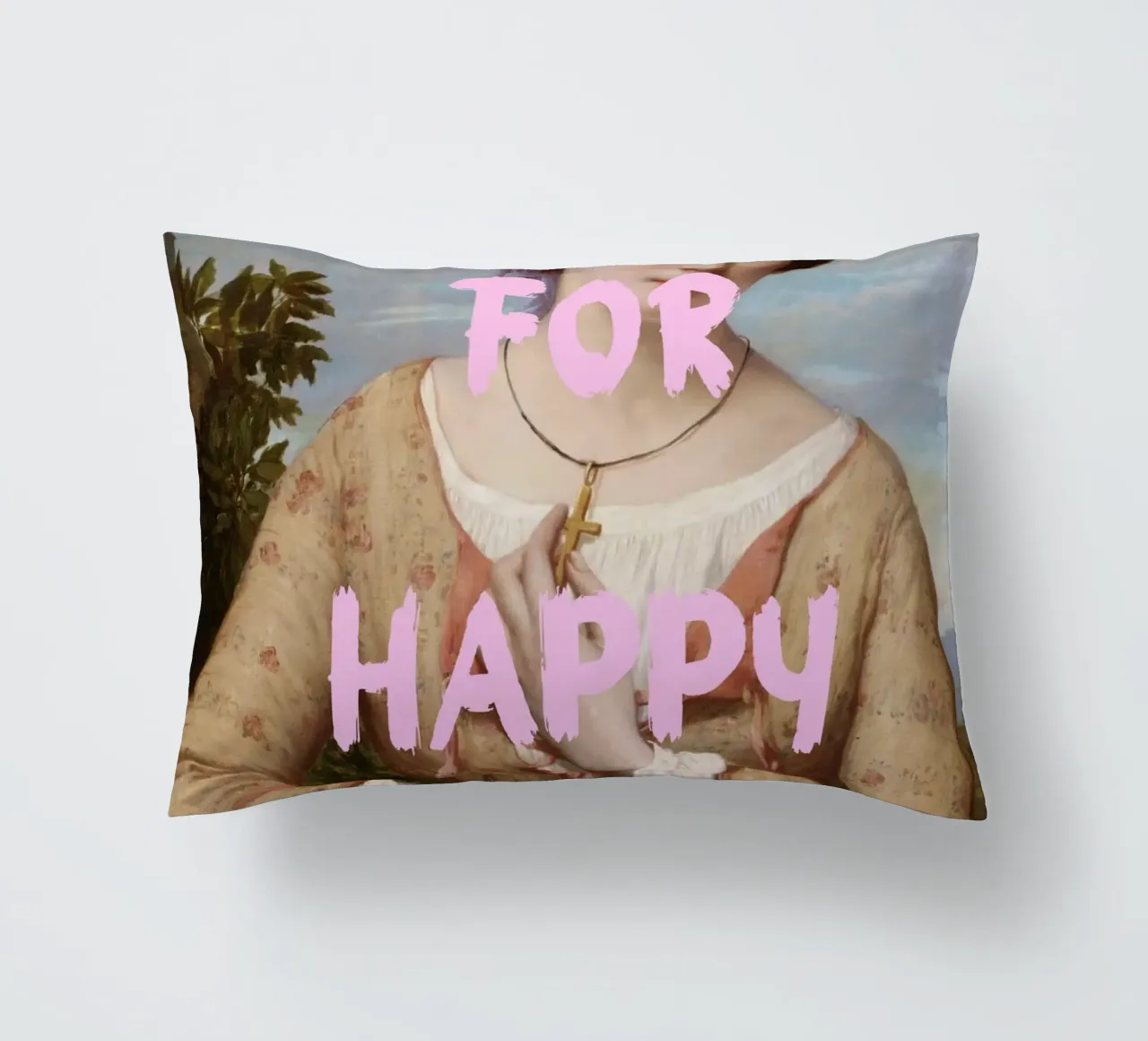 "Waiting for Happy Hour" - Pop Art, klassischer Remix, humorvoll, Kissen von NorwesClub