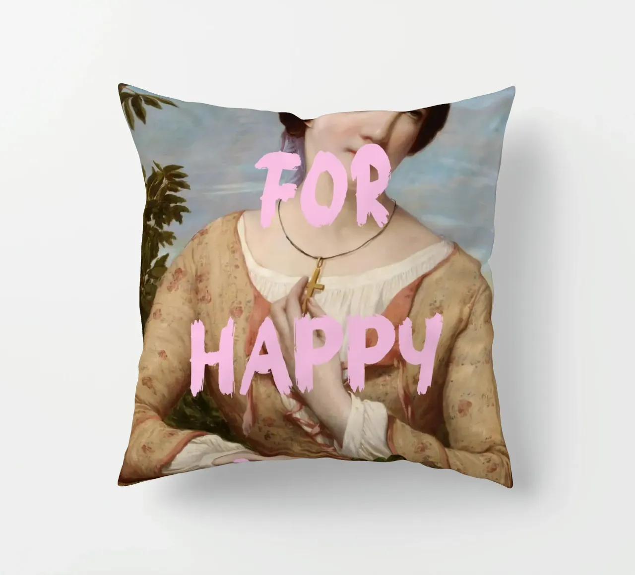 "Aspettando l'Happy Hour" - Pop Art, Remix classico, umorismo, cuscino da NorwesClub