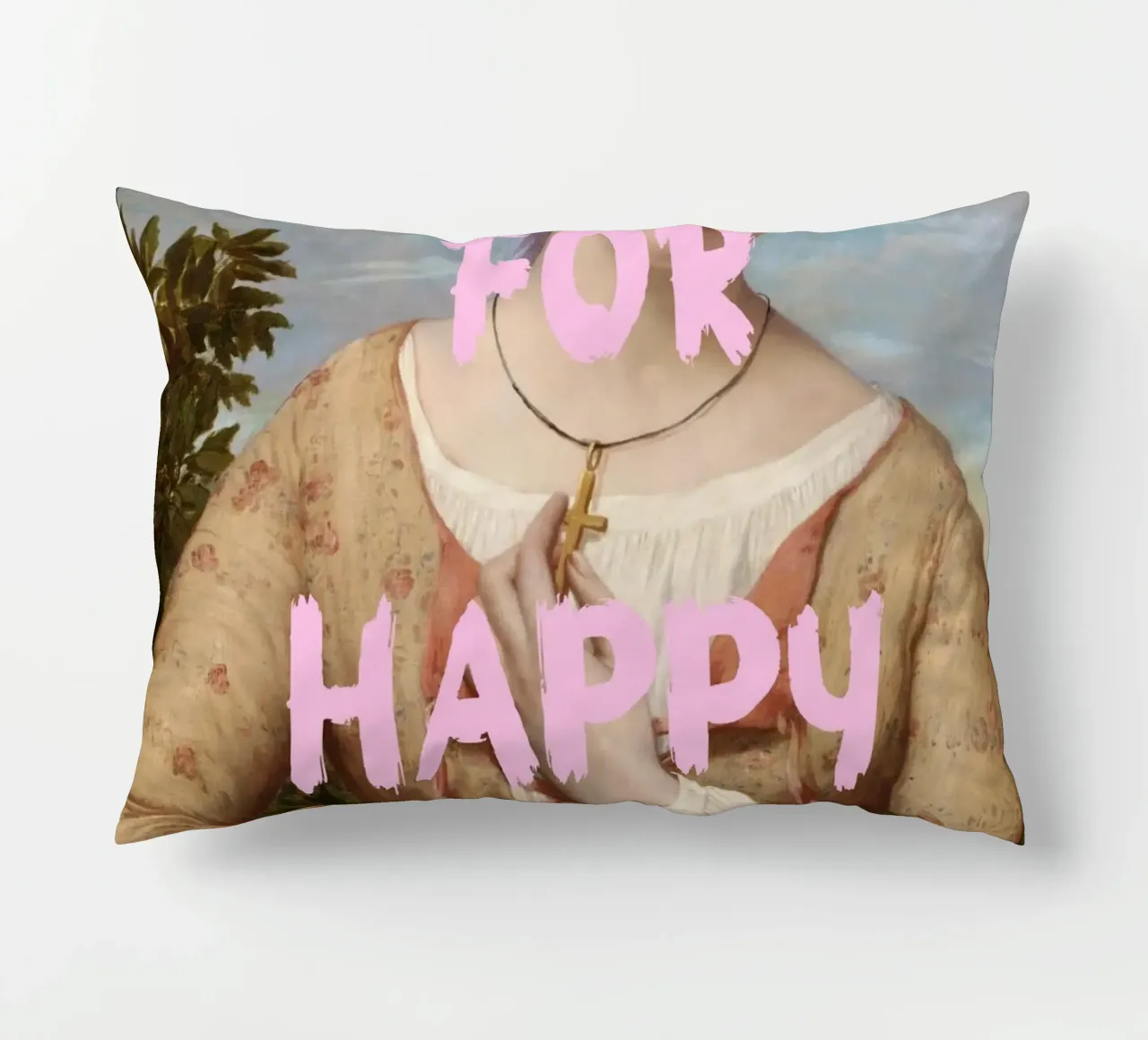 "Aspettando l'Happy Hour" - Pop Art, Remix classico, umorismo, cuscino da NorwesClub