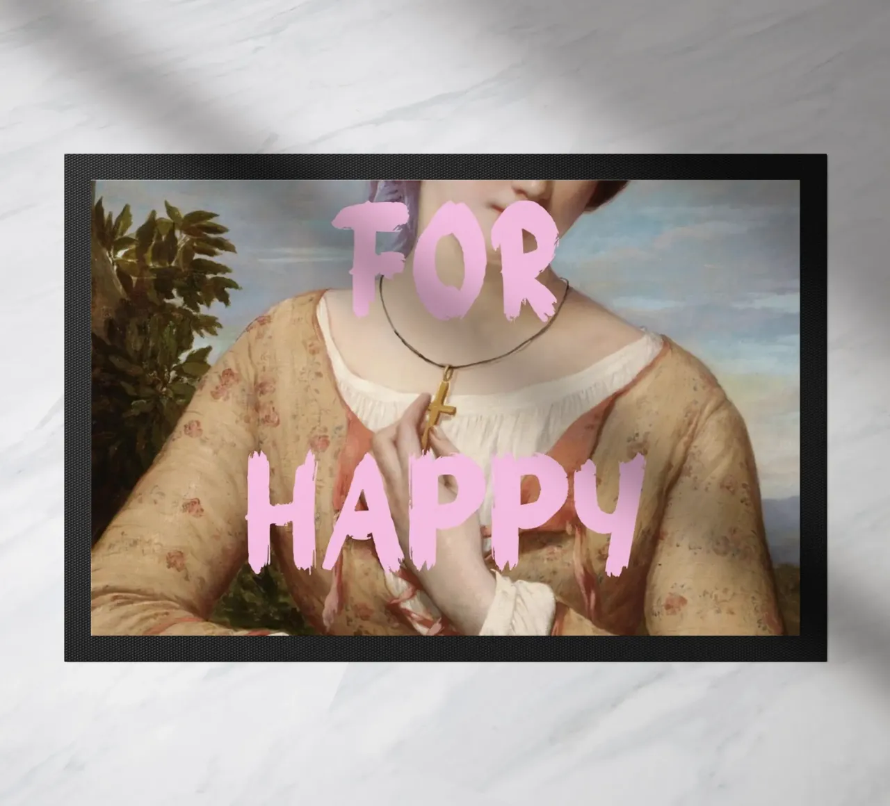 "Aspettando l'Happy Hour" - Pop Art, Remix classico, umorismo, zerbino da NorwesClub