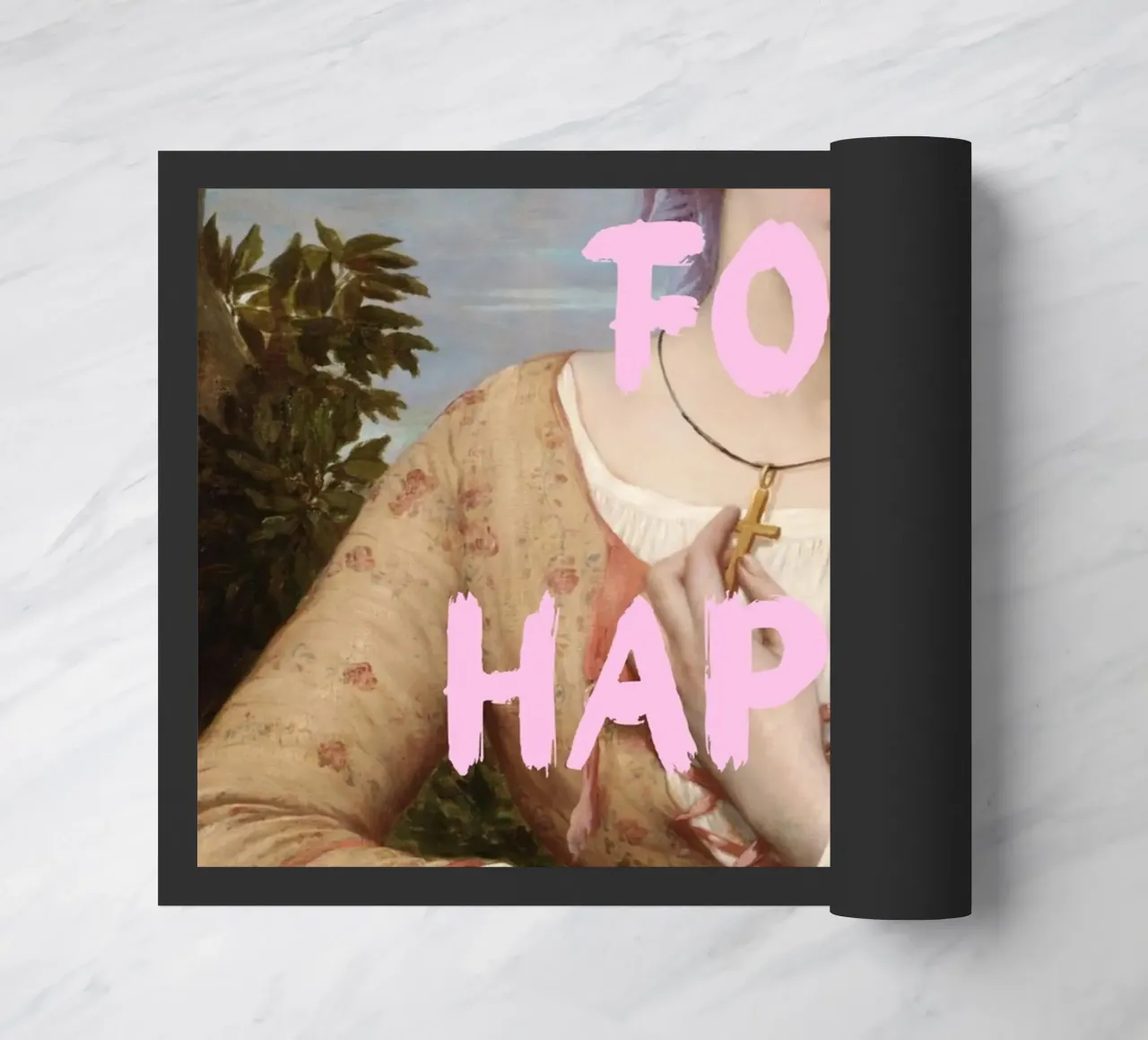 "Aspettando l'Happy Hour" - Pop Art, Remix classico, umorismo, zerbino da NorwesClub