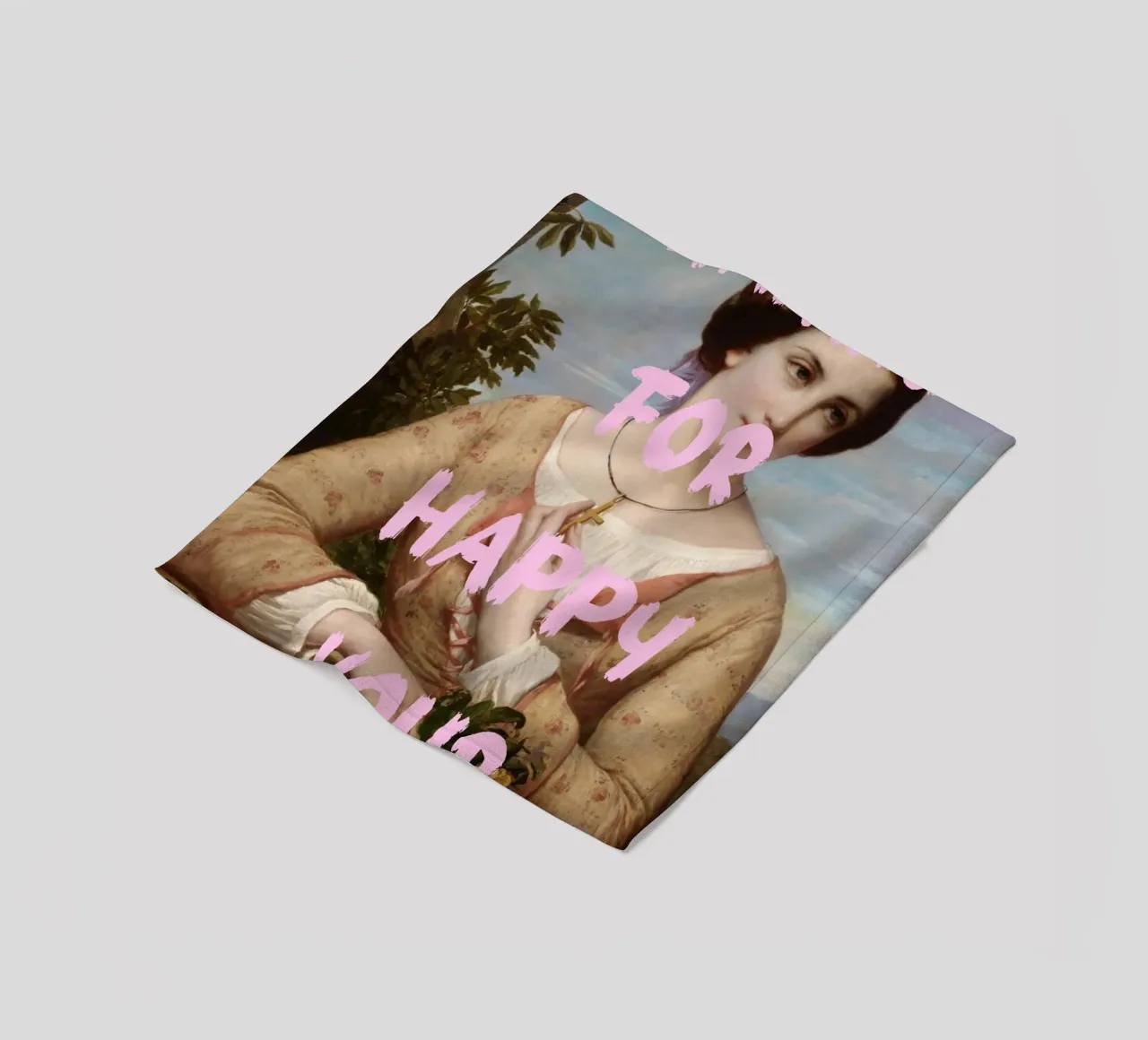 "Aspettando l'Happy Hour" - Pop Art, Remix classico, umorismo, coperta in pile da NorwesClub