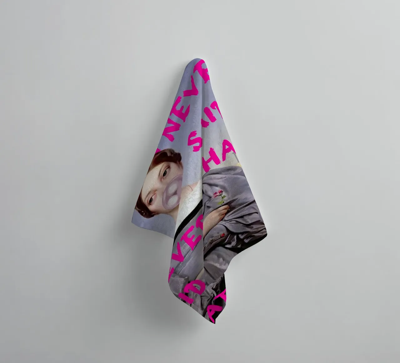 "I Never Said That!" - Pop Art, Classic Remix, Humorous, Wit towel by NorwesClub