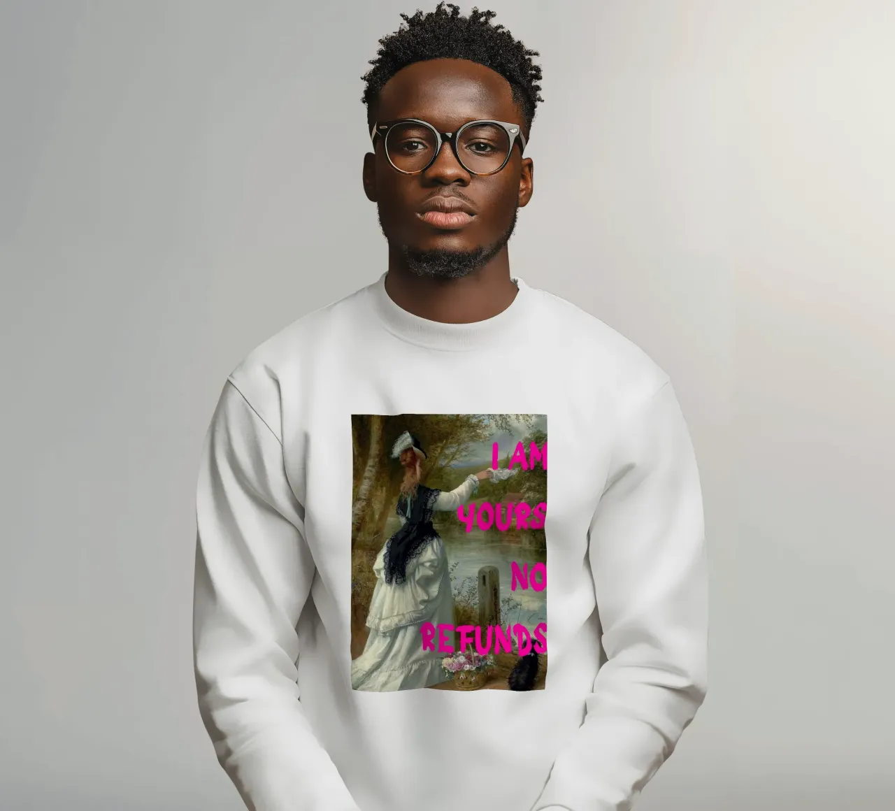 "Tuo, nessun rimborso" - Pop Art, Remix classico, umoristico, audace felpa da NorwesClub